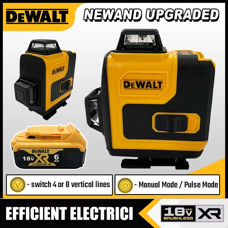 Laser Level 16 Lines 4D Green - Dewalt Laser Level 360 Green 16
