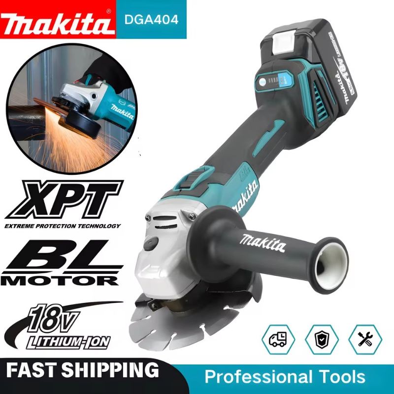 Makita DGA404 4-Speed Brushles - огляд і ціна Brushless Angle Grinder Battery Powered