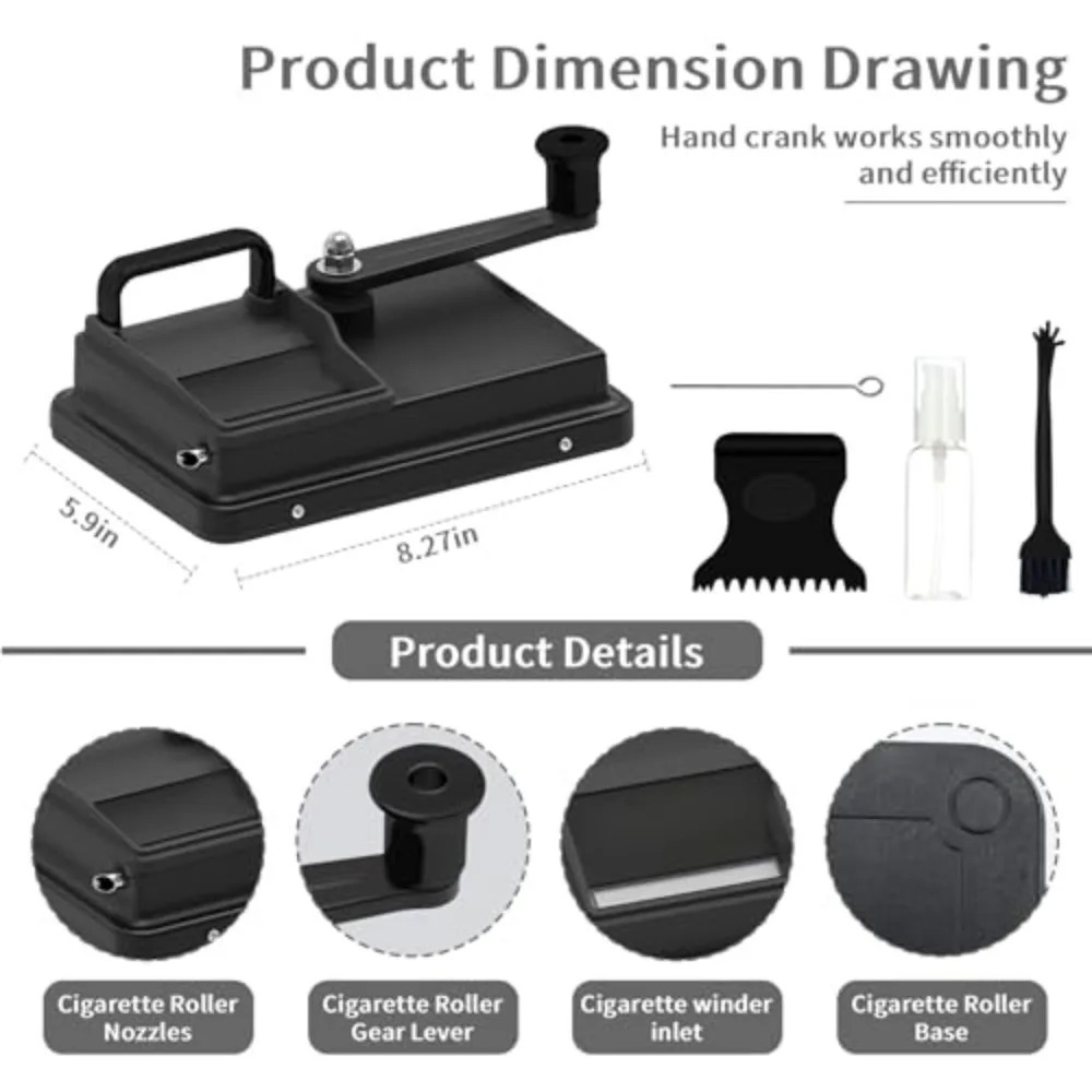 New Black 5.5/6.5/8mm tube dou - огляд і ціна Hand Tools