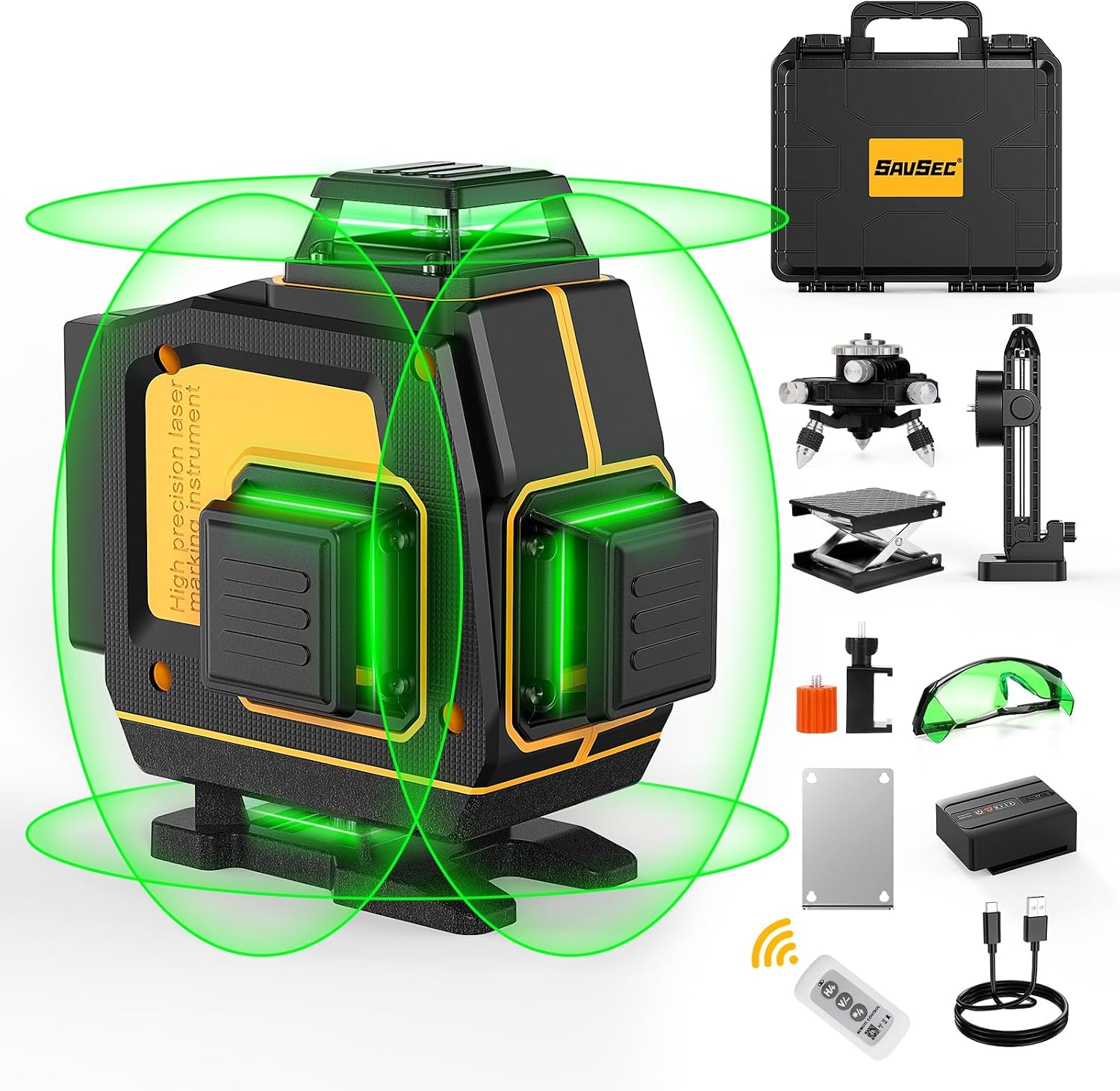 ^For Laser Level 360 Self Leve - огляд і ціна Laser Level 16 Lines 4D Green