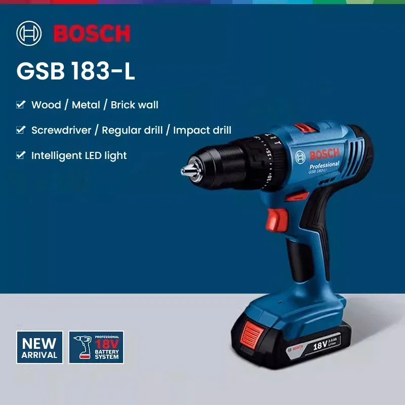 Bosch GSB183-LI 18V Cordless I - огляд і ціна Brushless Cordless Electric Drill 18V