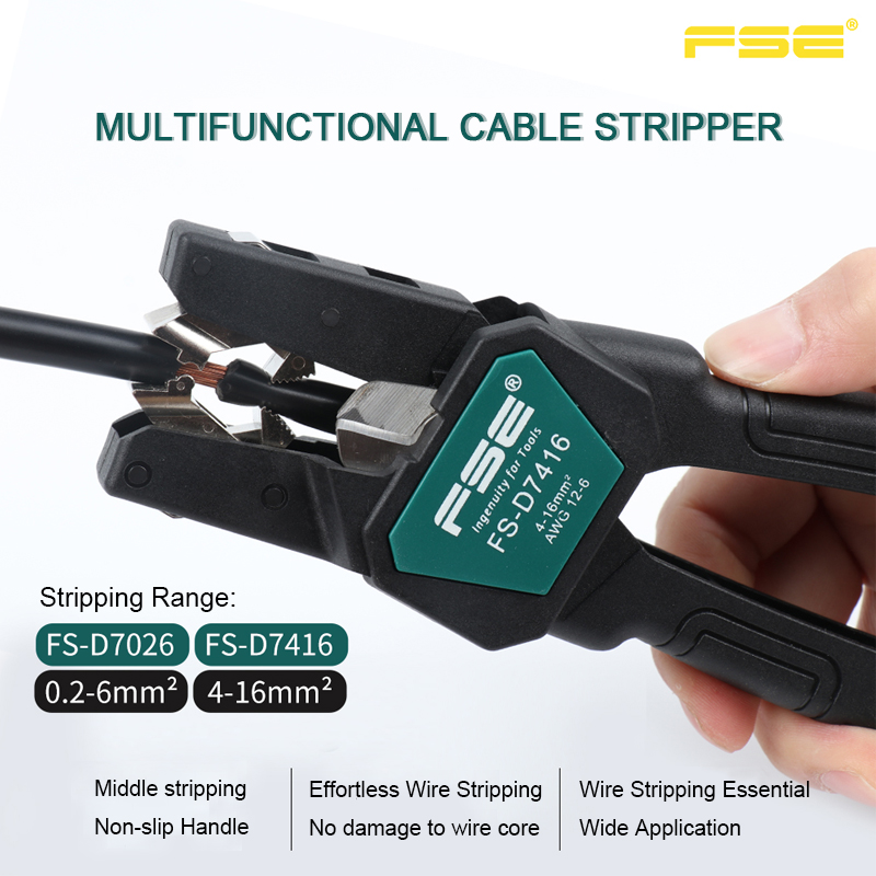 FSE-D7026 Cable Stripper - Pro - огляд і ціна Automatic Wire Stripper Cutter