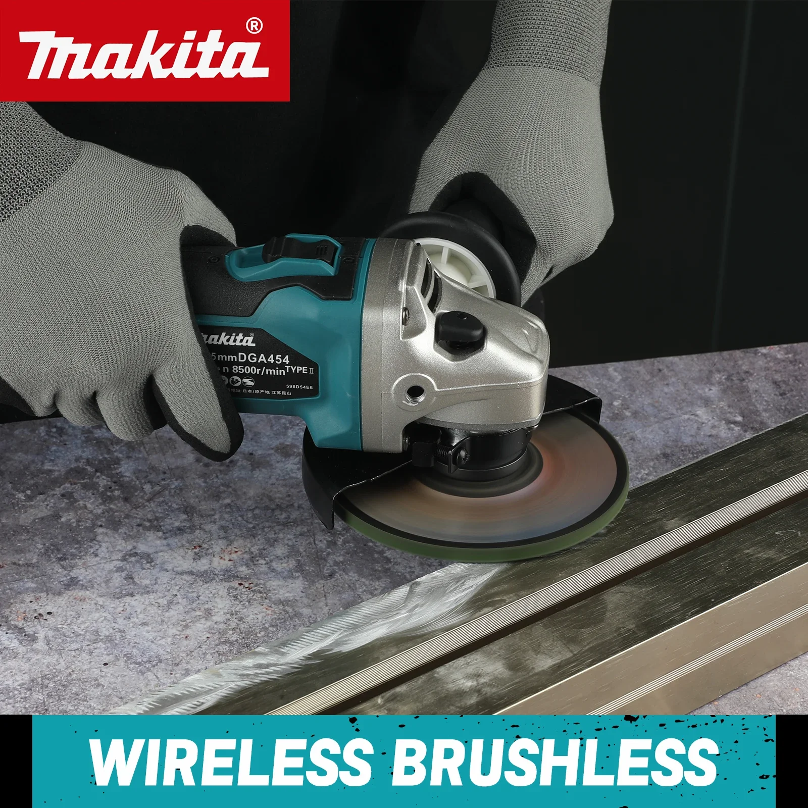 Brushless Lithium Electric Ang - огляд і ціна Brushless Angle Grinder Battery Powered
