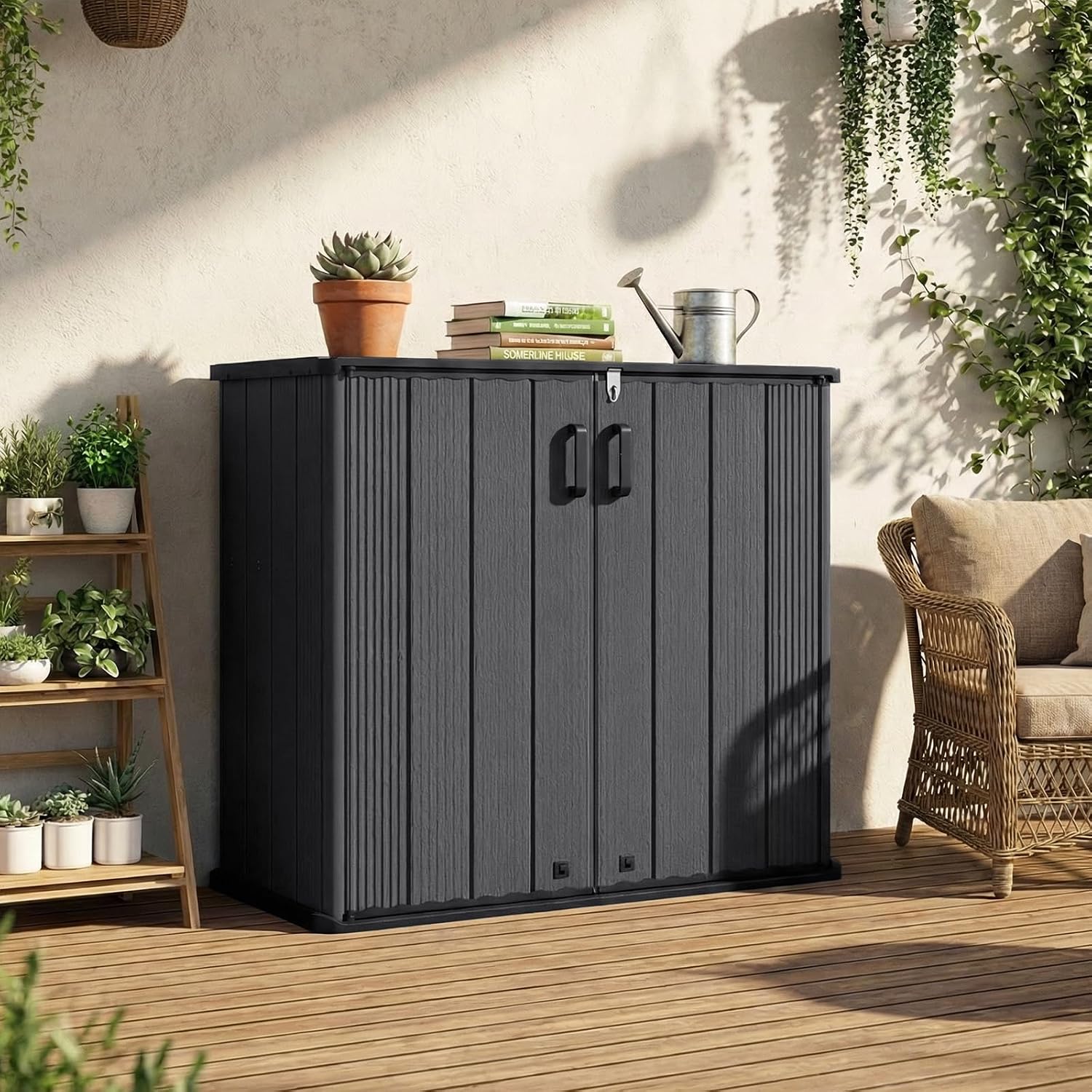 Outdoor Storage Shed 23.5 Cu.f - огляд і ціна Garden Tools