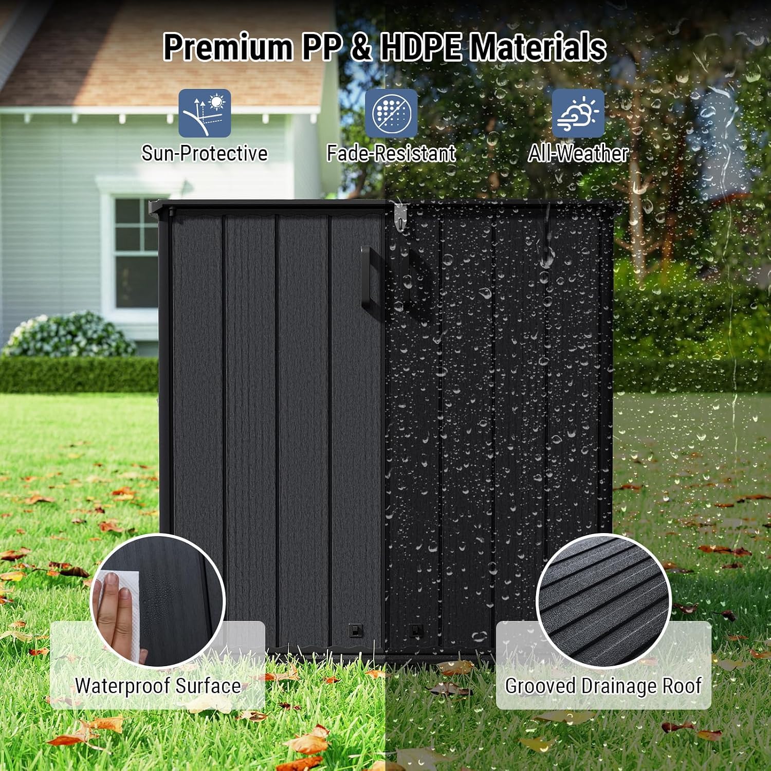 Outdoor Storage Shed 23.5 Cu.f - огляд і ціна Garden Tools