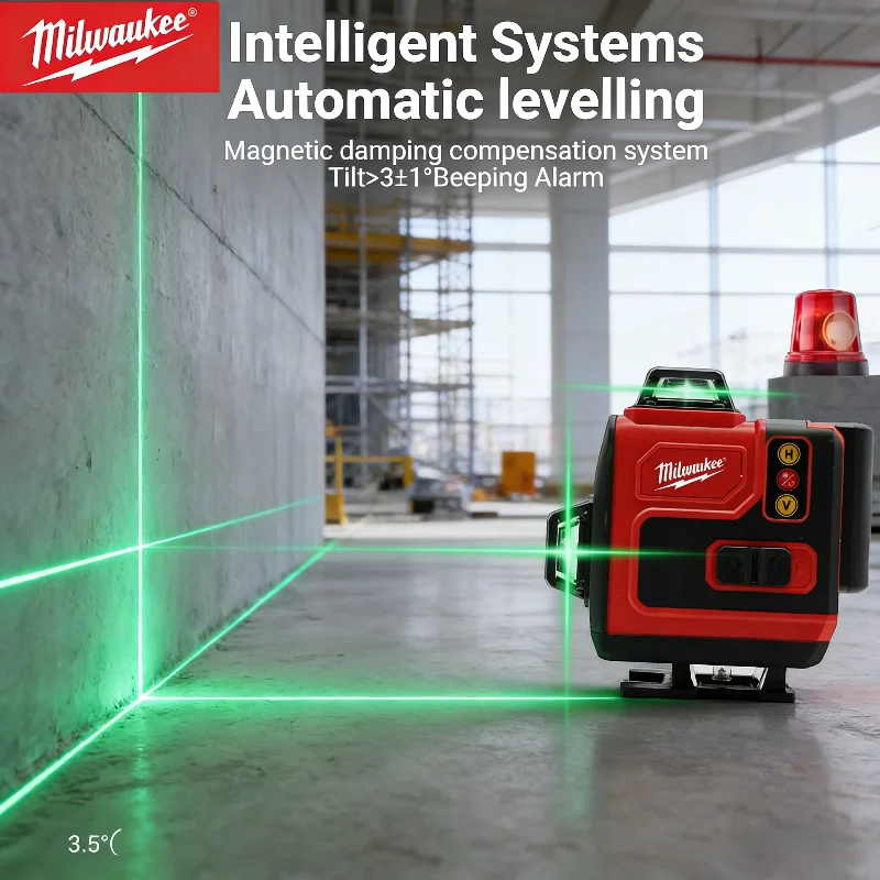 Genuine Milwaukee 4d 16 Line L - огляд і ціна Laser Level 16 Lines 4D Green