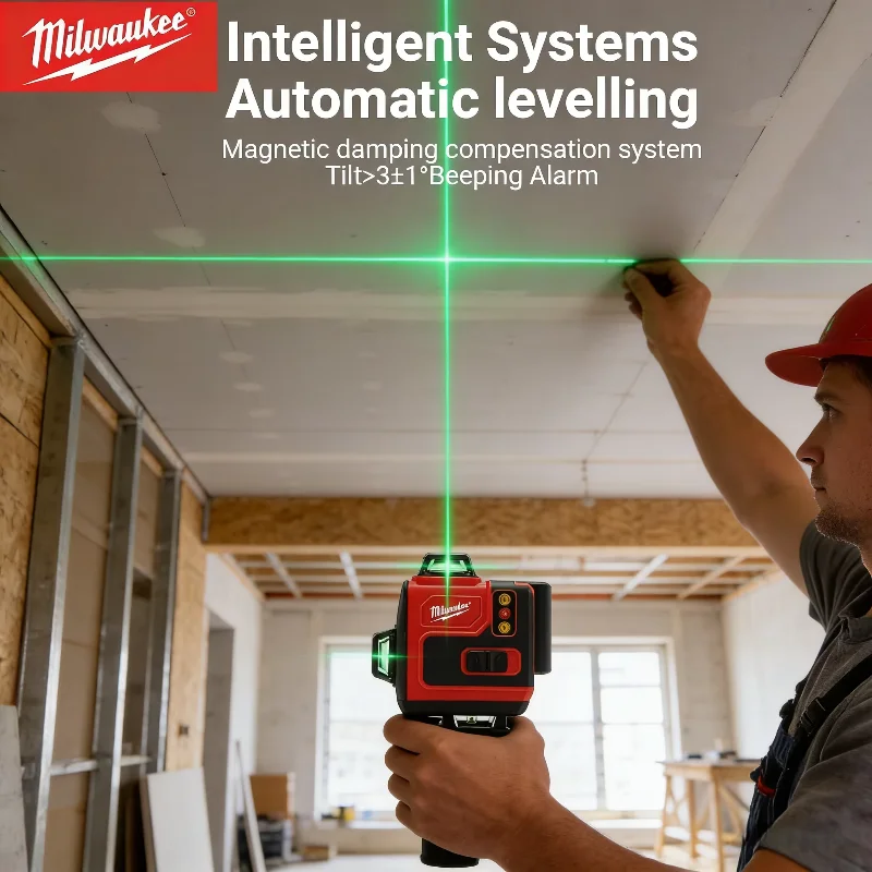 Genuine Milwaukee 4d 16 Line L - огляд і ціна Laser Level 16 Lines 4D Green