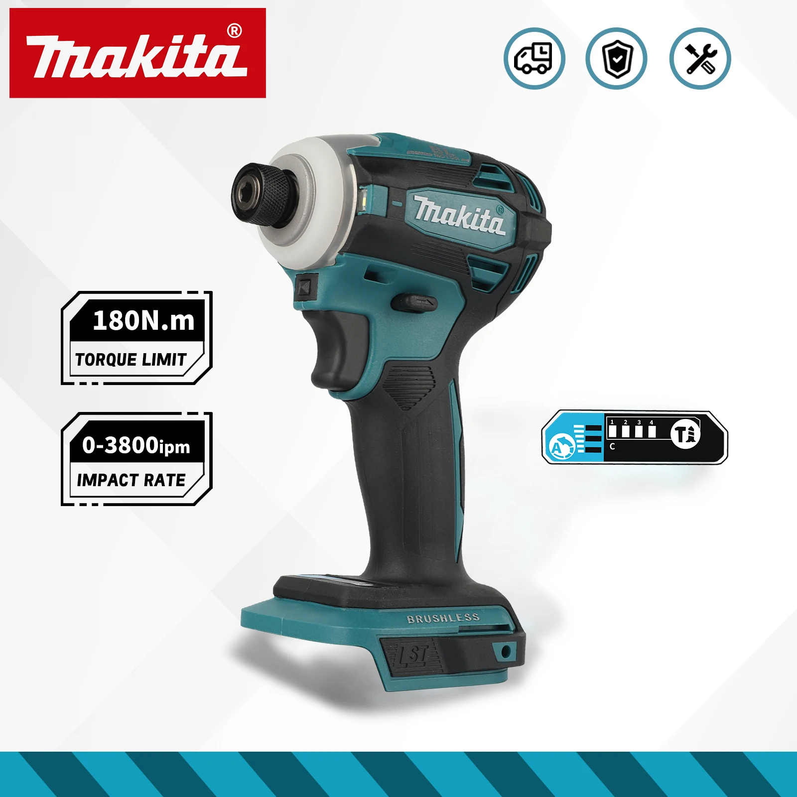 Brushless Electric Impact Dril - огляд і ціна Brushless Cordless Electric Drill 18V